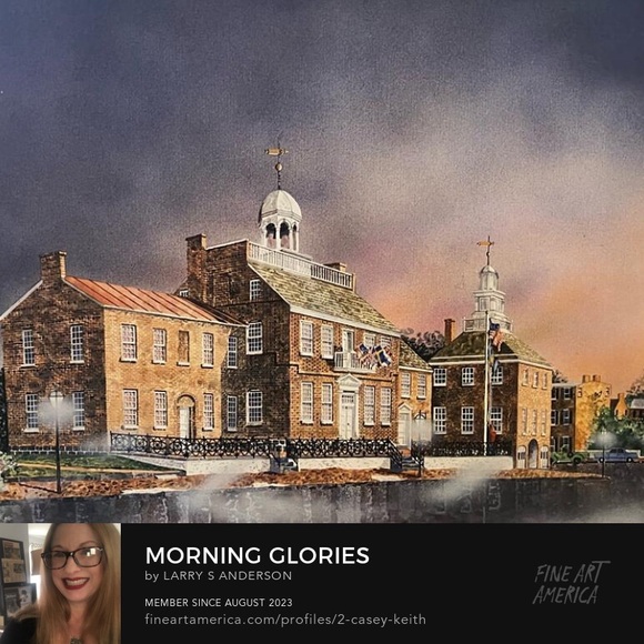 Morning Glories by Larry S. Anderson - Picture 2 of 11